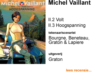 Recensie Michel Vaillant II deel 2: Volt & deel 3: Hoogspanning door Marc Bourgne, Benjamin Beneteau, Philippe Graton & Denis Lapiere