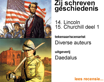 Recensie Zij schreven geschiedenis 14 Lincoln & 15 Churchill deel 1 door diverse auteurs