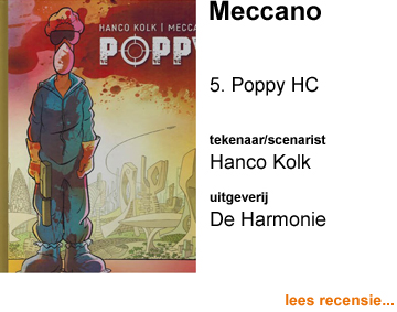 Recensie Meccano 5 HC Poppy door Hanco Kolk uitgeverij De Harmonie