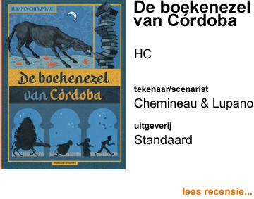 Recensie De boekenezel van Cordoba HC door Leonard Chemineau & Wilfrid Lupano Uitgeverij Standaard
