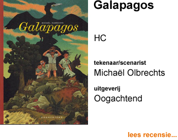 Recensie Galapagos HC door Michael Olbrechts Uitgeverij Oogachtend